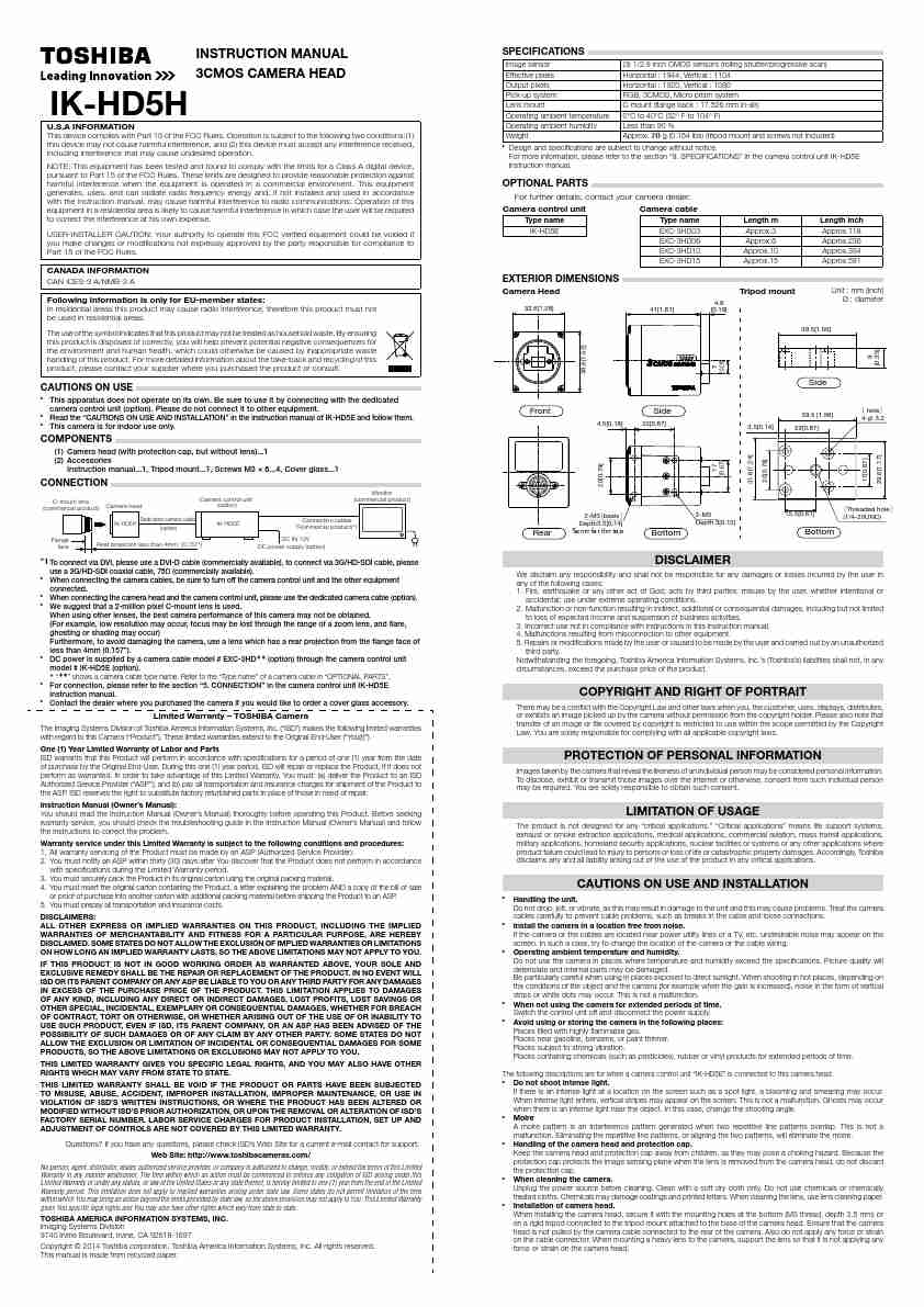 Toshiba Security Camera 3cmos camera head-page_pdf